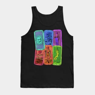 Antique Marseille Tarot Psych Version Tank Top